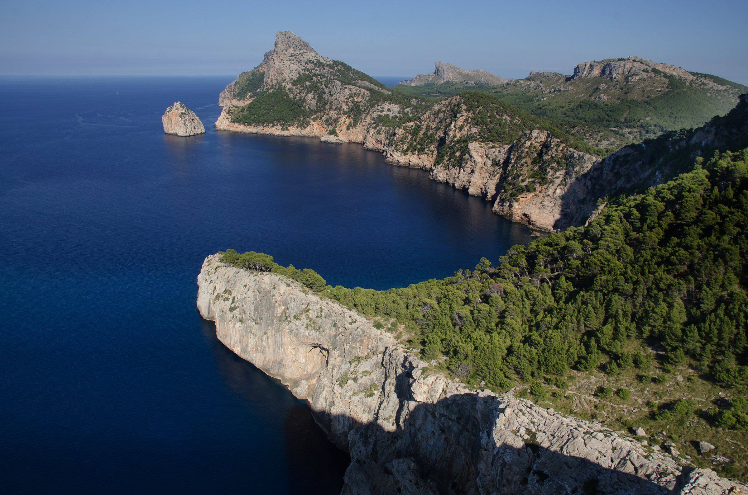 Cap de Formentor: the cliffs of the Serra de Tramuntana meeting the sea, Mallorca