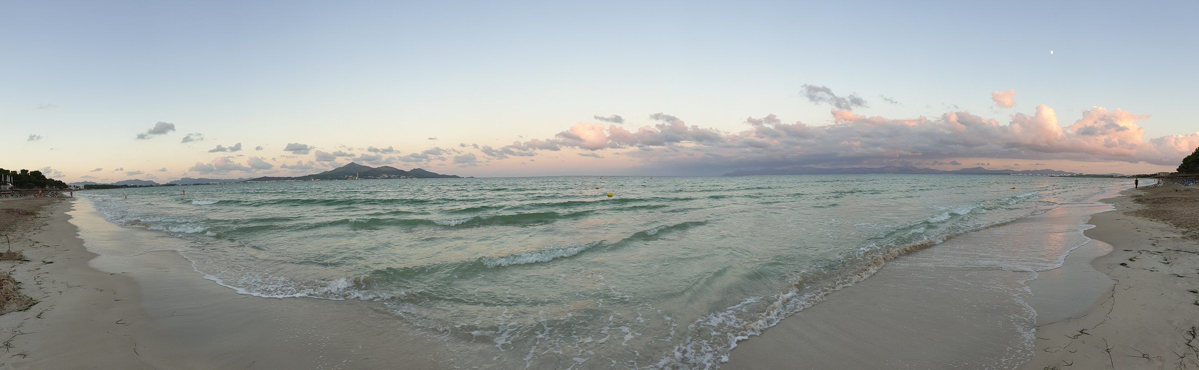 Platja de Muro at dusk