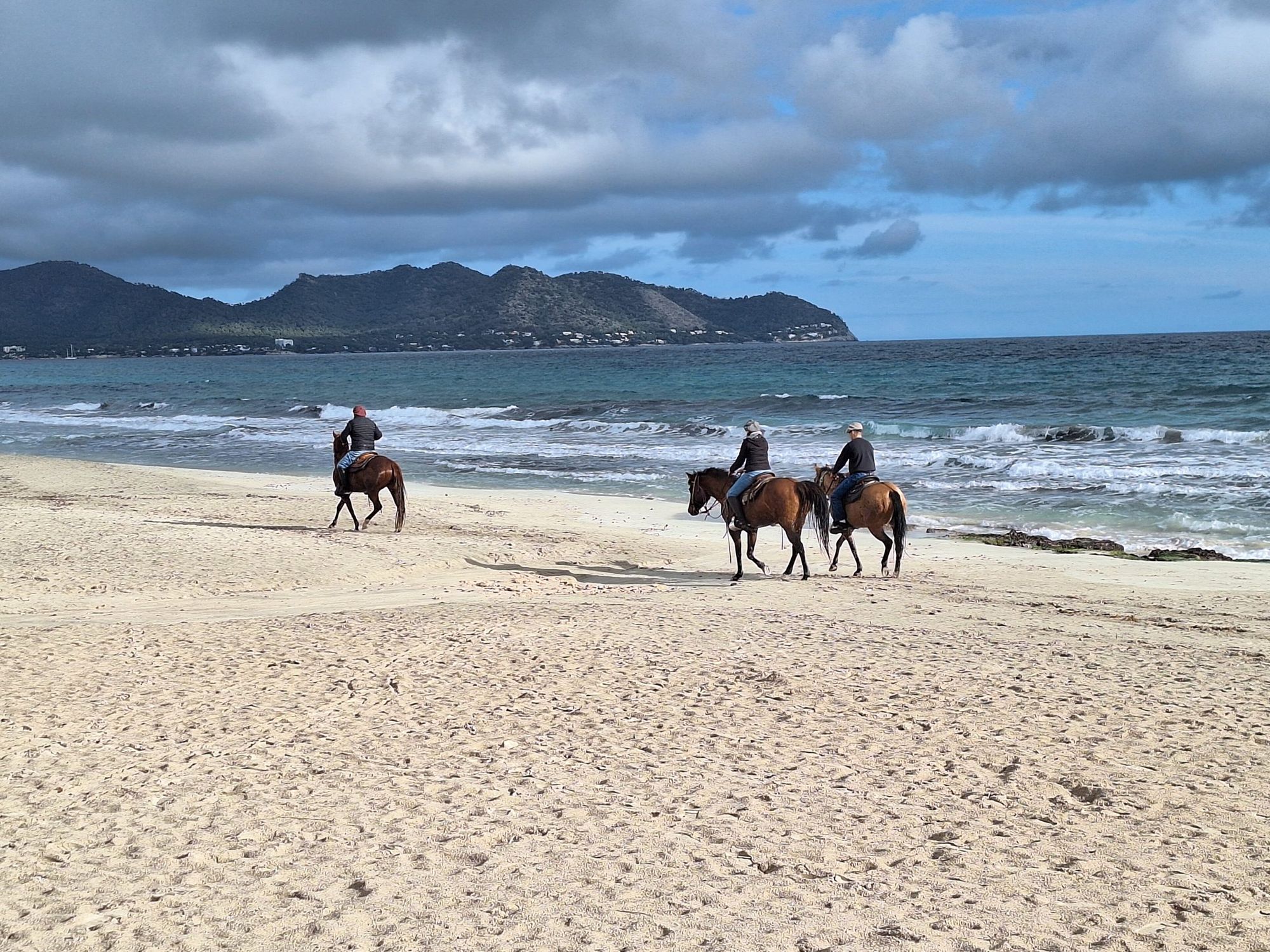 Riders at Cala Millor