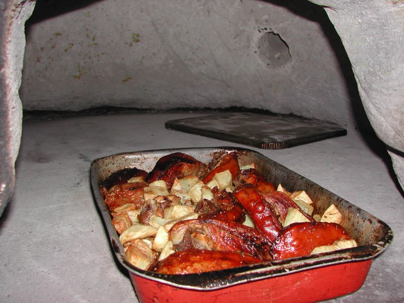 Mallorcan porcella roasted in the oven